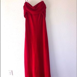 Red Betsy and Adam Formal Evening Dress